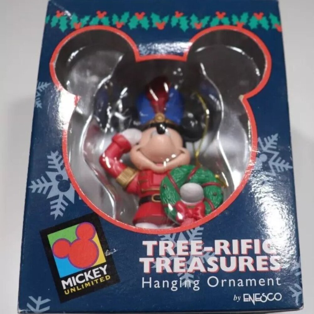 Vintage Enesco Disney Mickey Unlimited Nutcracker Ornament